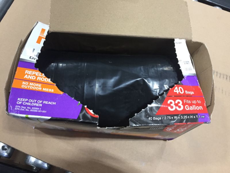 Photo 1 of 33 Gallon Rodent Repellent Trash Bags (40-Count)
