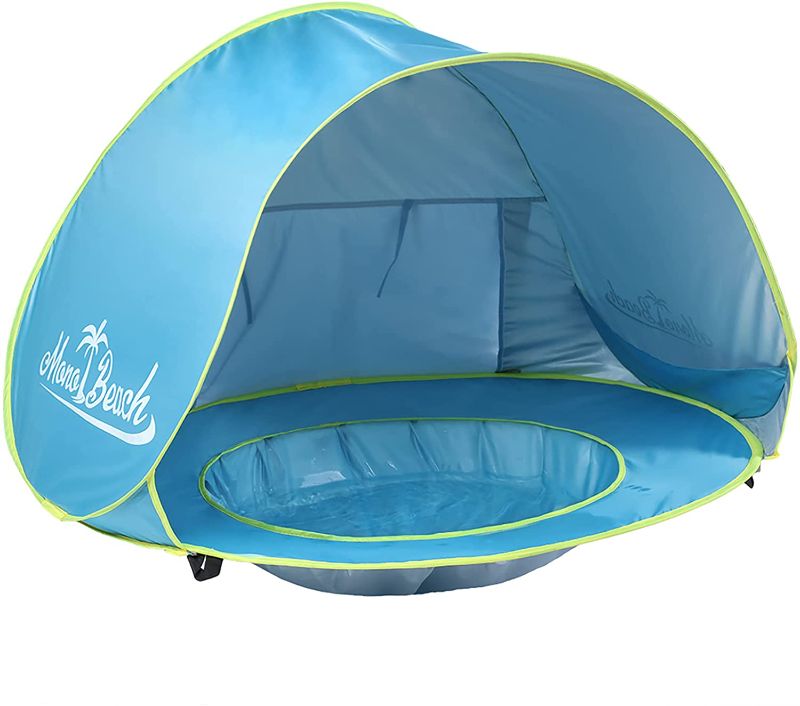 Photo 1 of Monobeach Baby Beach Tent Pop Up Portable Shade Pool UV Protection Sun Shelter for Infant
