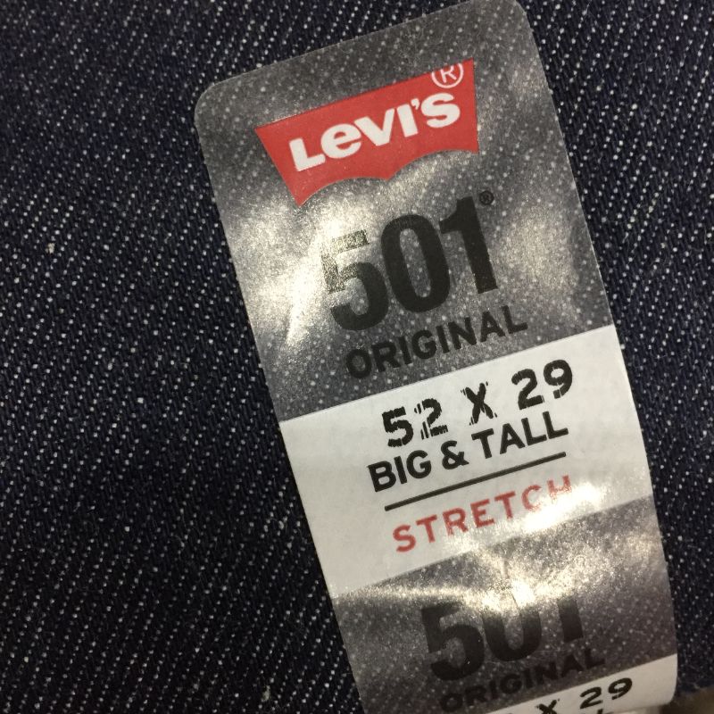 Photo 3 of Levi's Men's 501 Original-Fit-Jean 52x29 big&tall