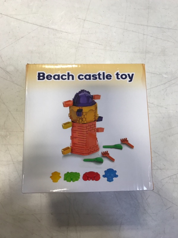 Photo 1 of Beach Sand Toys Set for Kids Beach Toys Includes Sand Toys Castle Sandbox Animal Molds Shovels Rakes Mesh Bag Fun Outdoor Games Beach Toys for Toddlers Kids Boys Girls