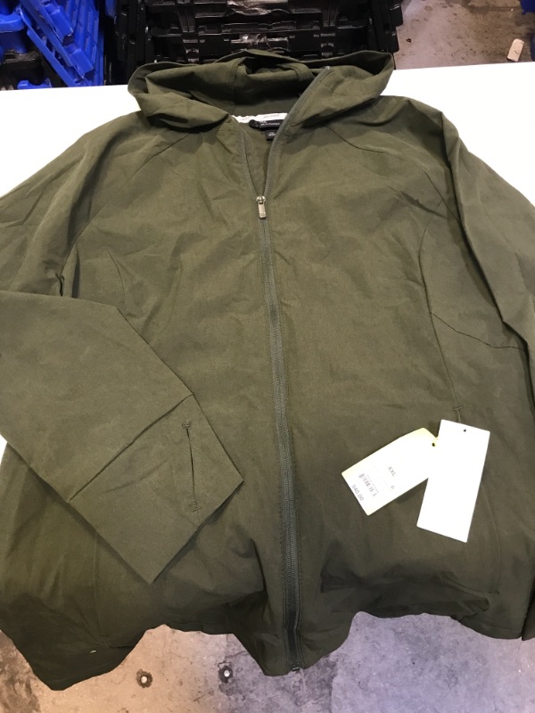 Photo 2 of Women Anorak Jacket  All in Motion Green OliveSIZE XXL