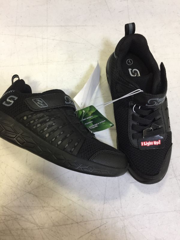 Photo 2 of Boys S Sport by Skechers Elio Performance  Athletic LIGHT UP Shoes SIZE 1  Black -------SHOES DO NOT LIGHT UP 