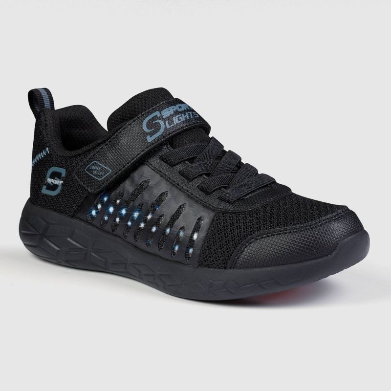 Photo 1 of Boys S Sport by Skechers Elio Performance  Athletic LIGHT UP Shoes SIZE 1  Black -------SHOES DO NOT LIGHT UP 