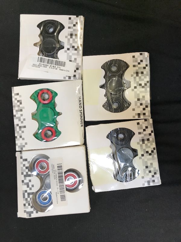 Photo 1 of 5 Different hand spinners 