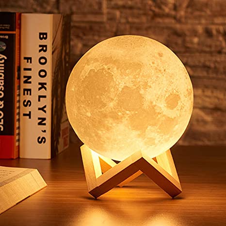 Photo 1 of 3D printing LED moon lamp