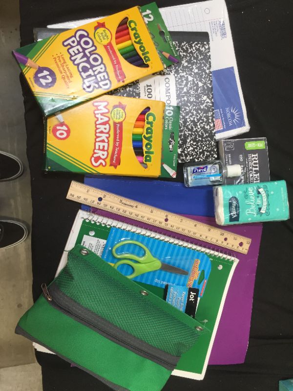 Photo 1 of Back to School supply kit