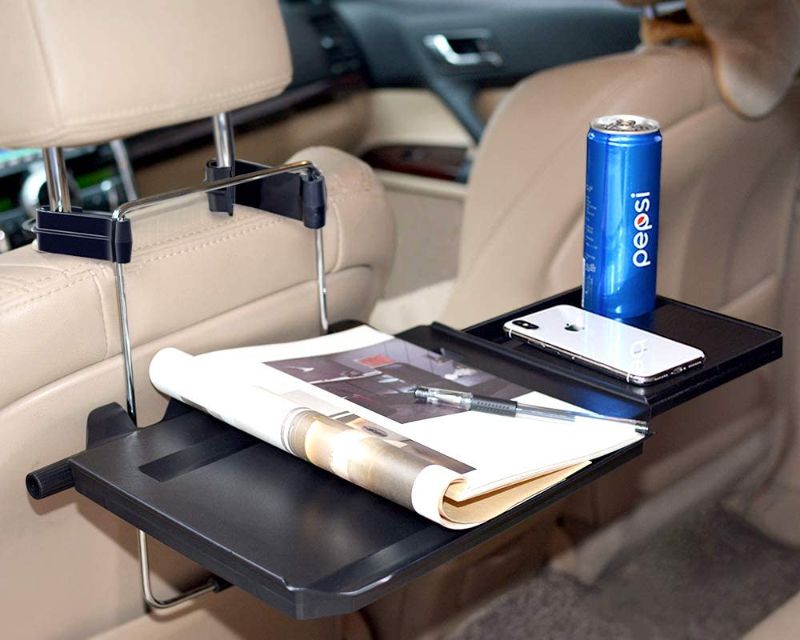 Photo 2 of ElfAnt Car Steering Wheel Seat Tray for Writing Laptop Dining Food Drink Work

