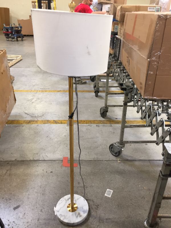 Photo 1 of 54" INCH LAMP
**MISSING BULB AND HAS DIRT STAINS ON COVER**