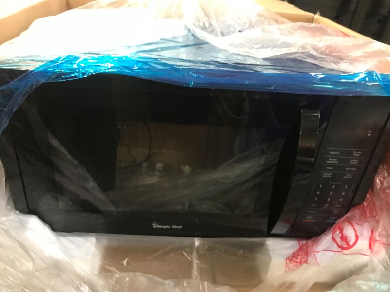 Photo 2 of 1.6 cu. ft. Countertop Microwave in Black with Gray Cavity
