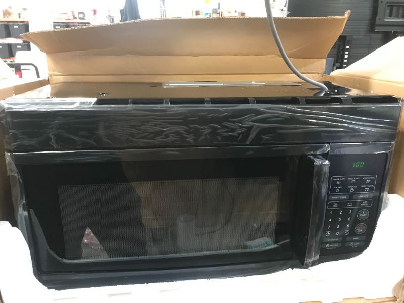 Photo 2 of 1.6 cu. ft. Over the Range Microwave in Black
