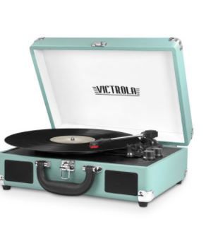 Photo 1 of Victrola Bluetooth Suitcase Record Player with 3-speed Turntable
