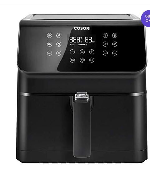 Photo 5 of COSORI CP358-AF 5.8 Quart 2 in 1 XL Air Fryer w 10 Customizable Presets Black