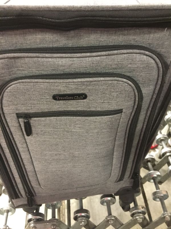 Photo 6 of 21" rolling carry-on luggage w/ top expansion section & laptop section - Dark gray
