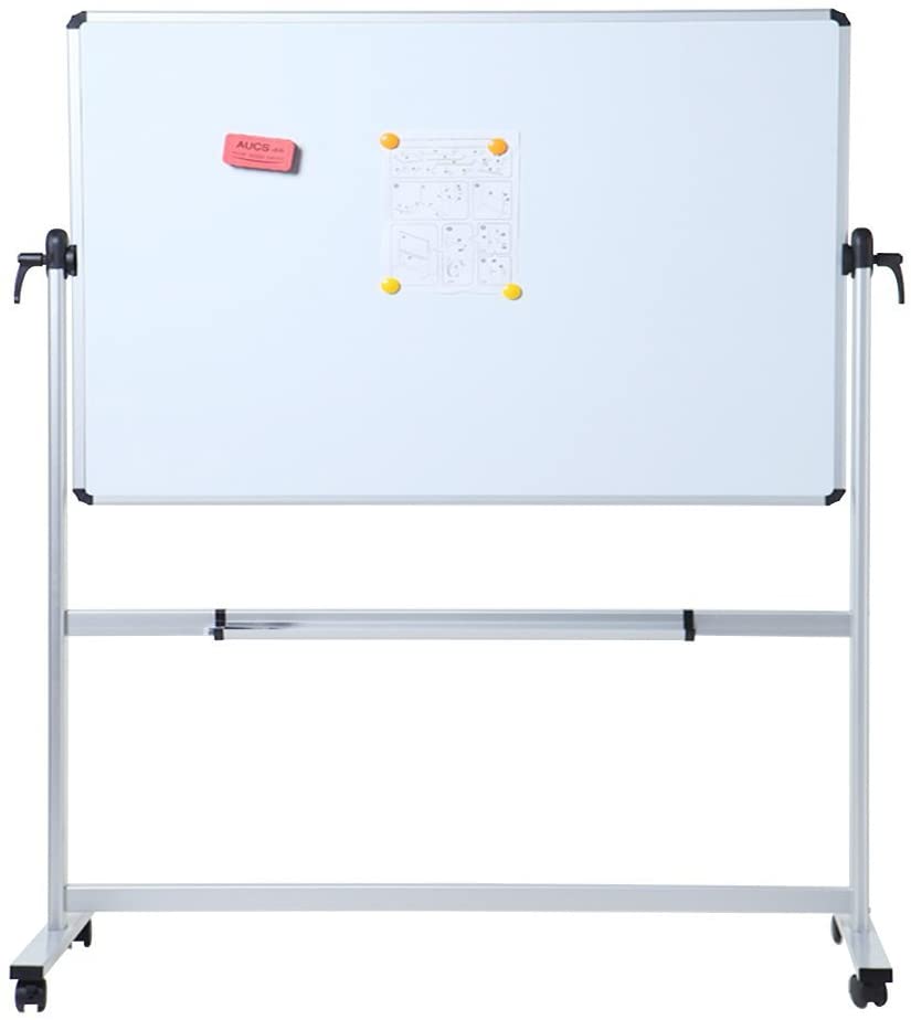 Photo 1 of Double-Sided Magnetic Mobile Whiteboard,72 x 40 Inches Aluminium Frame and Stand