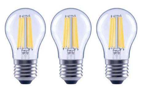Photo 1 of 100-Watt Equivalent A15 Dimmable Appliance Fan Clear Glass Filament LED Vintage Edison Light Bulb Daylight (3-Pack) 4 BOXES 
