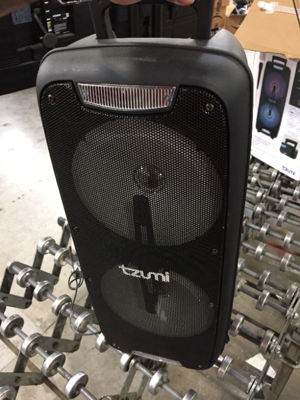 Photo 5 of Tzumi Sonic Bass Jobsite Speaker Bluetooth Wireless 8 In. Subwoofer Handle
