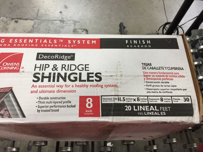Photo 3 of  Double-Layer Hip and Ridge Cap Roofing Shingles (20 lin. ft. per Bundle) (30-pieces)