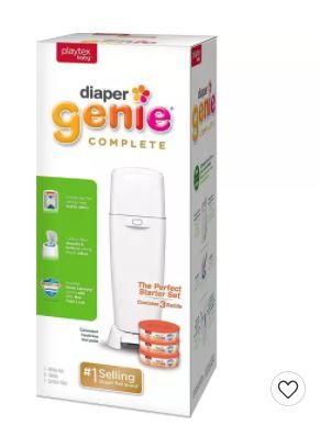 Photo 1 of Diaper Genie Complete Pail with 3 Refills
