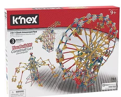 Photo 1 of K'NEX Thrill Rides 3-in-1 Classic Amusement Park Building Set - 744 pieces
