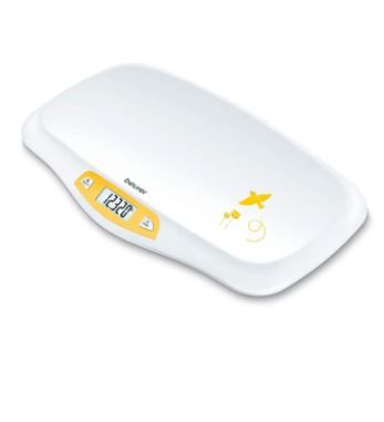 Photo 1 of Beurer BY80 Baby Scale, Pet Scale, Digital, For: Infant, Newborns, Puppy, Cats, LCD Display, Weighs [LB/OZ/KG] Highly Accurate, Hold & Tare Function, Curved.., By Visit the Beurer Store
