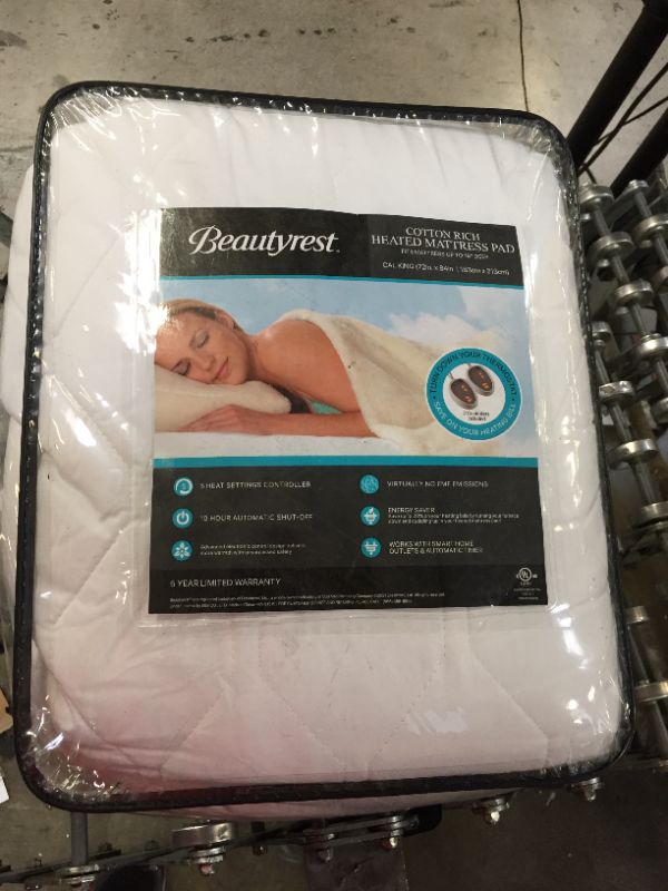 Photo 3 of Cotton Blend Heated Mattress Pad - Beautyrest cal king 
