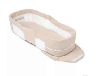 Photo 1 of Baby Delight Snuggle Nest Organic Portable Infant Sleeper - Oatmeal
