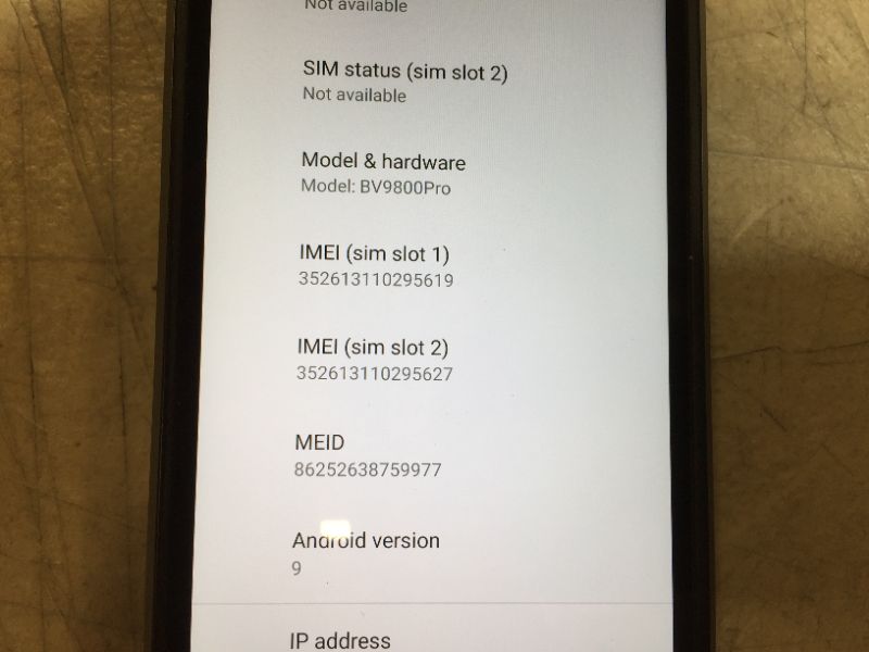 Photo 5 of Blackview BV9800 Pro 6+128GB Flir Infrared Camera 4G Ruggedized Smartphone (ITEM HAS SOME DIRT)