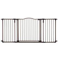 Photo 1 of North States Deluxe Décor Wall Mounted Pet Gate Medium Matte Bronze 38.3" - 72" x 30" (ITEM IS DIRTY)