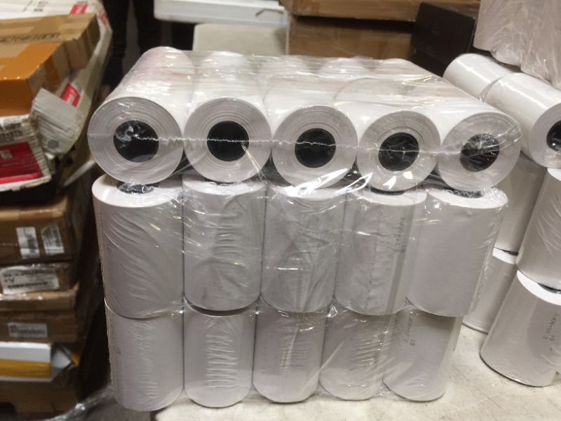 Photo 1 of 2.25X50 FT. THERMAL PAPER-  50 ROLL COUNT