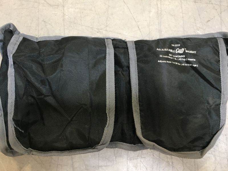 Photo 1 of Cando Adjustable Ankle Weight Black 20 Pound