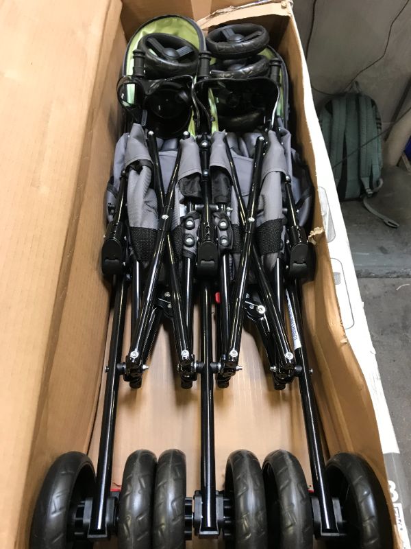 Photo 1 of Delta Children LX Side by Side Double Stroller - Lime Green