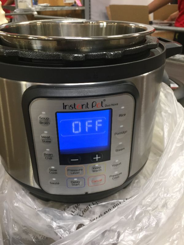 Photo 1 of Instant Pot Duo Nova 7-in-1 Electric Pressure Cooker, Slow Cooker, Rice Cooker, Steamer, Saute, Yogurt Maker, 3 Quart, 14 One-Touch Programs, Best For Beginners