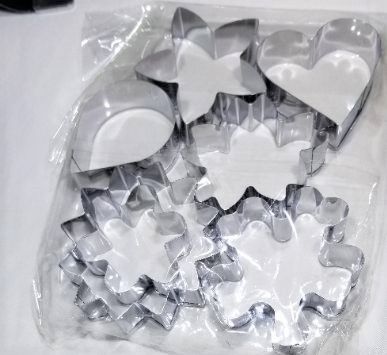 Photo 1 of 7 piece cookie cutters set, stainless steel, 2 inch