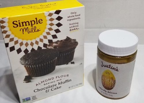 Photo 3 of Simple Mills Gluten Free Chocolate Muffin & Cake Almond Flour Baking Mix - 11.2oz  (BEST BY 11/20/21)  AND A BOTTLE  Justins Nut Butter Almond Butter Honey Jar 16 Oz Pack of 6 (BEST BY 11/17/2021)