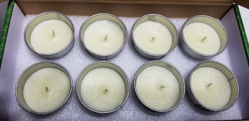 Photo 2 of  Citronella Candles - 8 Pack Citronella Scented Candles Set - Natural Soy Wax Lemongrass Citronella Essential Oil - Portable for Camping Outdoor Indoor Travel Garden