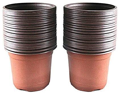 Photo 1 of 120 Pcs 4" Plastic Plants Nursery Pot/Pots Seedlings Flower Plant Container Seed Starting Pots