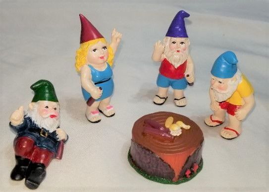 Photo 1 of (Five Piece) Mini Gnome Set