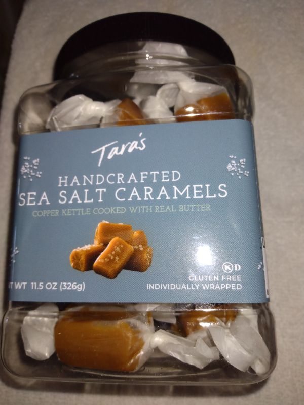 Photo 1 of  Tara's Handcrafted Sea Salt Caramels Caramel,  11.5 oz