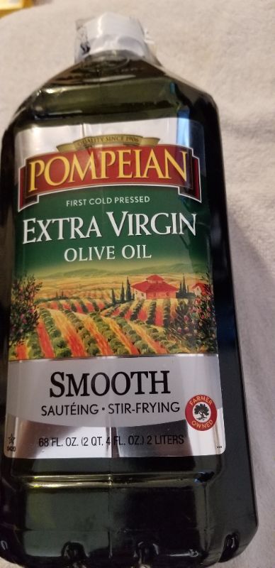 Photo 1 of  Pompeian Smooth Extra Virgin Olive Oil 68 Fl Oz  best by 06/2022