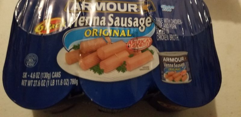 Photo 1 of  (6 Cans) Armour Original Vienna Sausage 4.6 oz