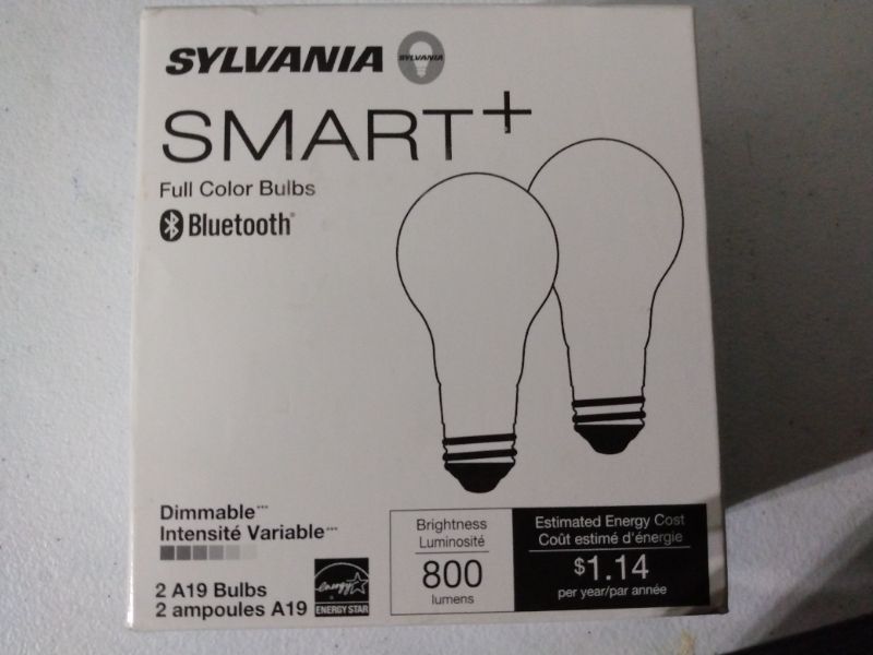 Photo 1 of 
Sylvania LED Light Bulb, 60W Equivalent, A19, Daylight, 2 Pack