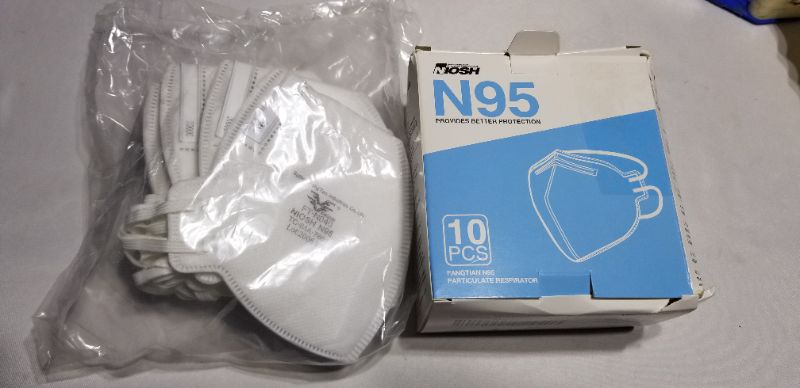 Photo 1 of  FT-N040 N95 NIOSH Mask - 10 Pack 