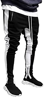 Photo 1 of Astellarie Mens Sport Slim Fit Track Pants Running Athletic Jogger Bottom Casual Pants with Drawstring, Medium