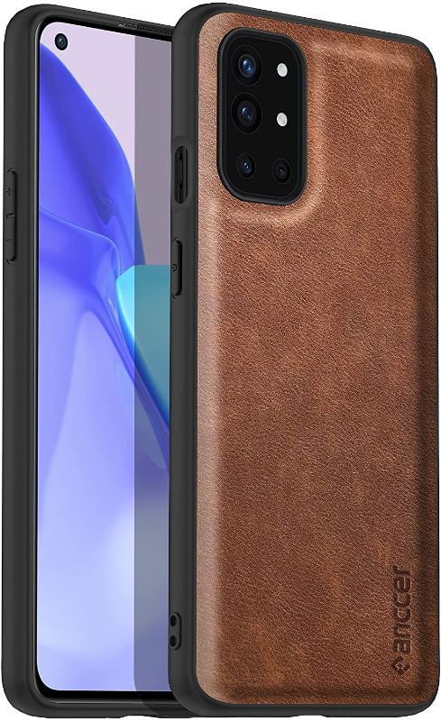 Photo 1 of anccer Newborn Series Compatible with OnePlus 9R Case (Retro Brown)