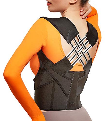 Photo 1 of Caretras Back Brace & Shoulder Brace With Lumbar Support, Adjustable Breathable Back Support For Improving Posture & Back Pain Relief (Large; 32-37 Waist, 5'3"-5'9" Height)