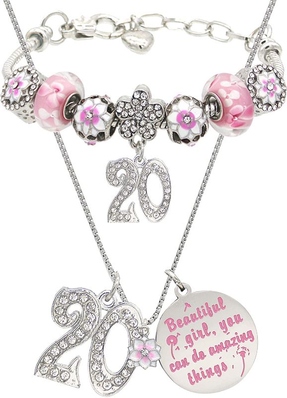 Photo 1 of 20th Birthday Gifts for Women (Bracelet & Necklace) 3 Sets