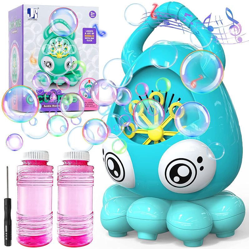 Photo 1 of Bubble Machine Automatic Bubble Blower Bubbles for Toddlers Kids Portable Bubble Maker