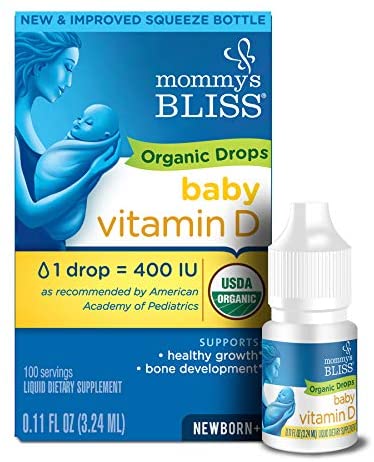 Photo 1 of Mommy's Bliss Organic Drops No Artificial Color, Vitamin D, 0.11 Fl Oz (Pack of 2)