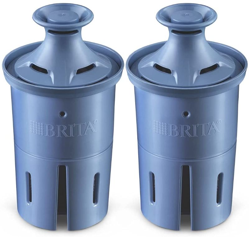 Photo 1 of Brita Longlast+ Water Filter, Longlast+ Replacement Filters for Pitcher and Dispensers, Reduces Lead, BPA Free, 2 Count