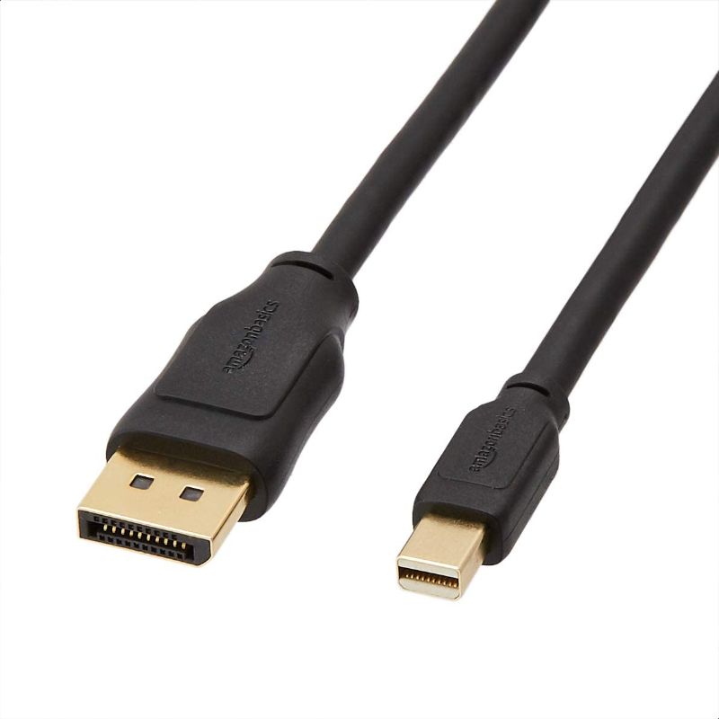 Photo 1 of Amazon Basics 4K Mini DisplayPort to DisplayPort Cable - 10 Feet